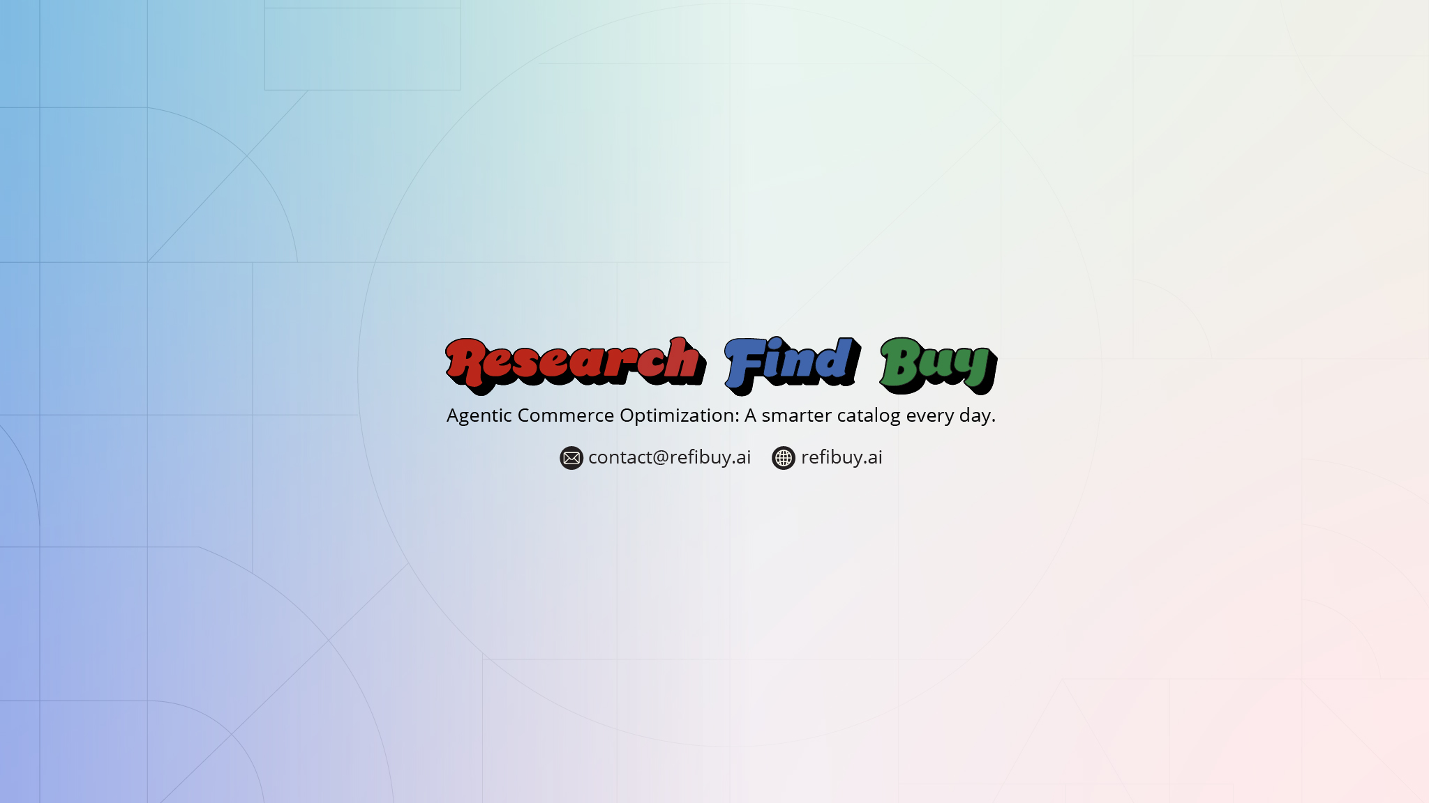 Research Find Buy logo